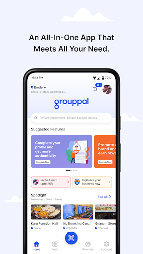 Android application GroupPal screenshort