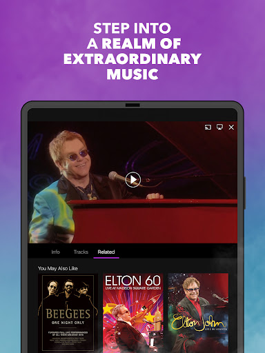 Screenshot of Qello Concerts