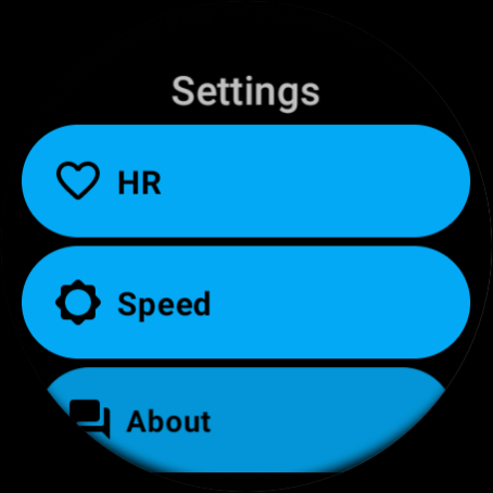 Android application Wearwind screenshort