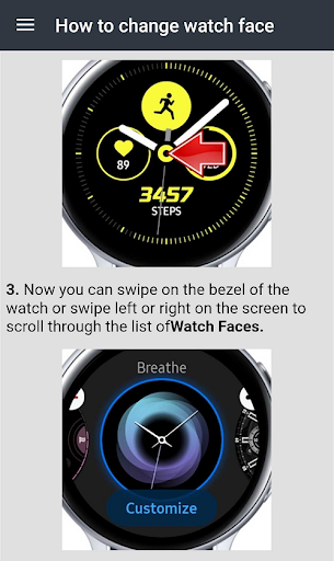 Android application Galaxy Watch Active 2 Guide screenshort