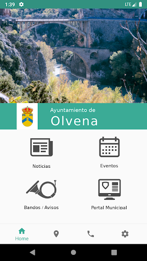 Android application Ayuntamiento de Olvena screenshort