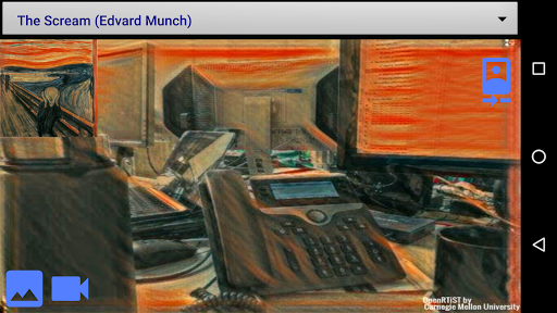 Android application OpenRTiST screenshort