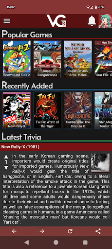 VGFacts Screen 2