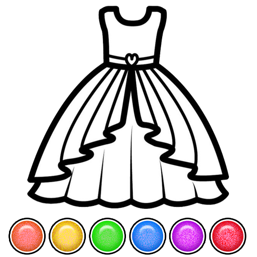 Glitter Dress Coloring Book Apps on Google Play