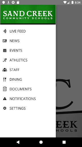 Android application Sand Creek Community Schools screenshort