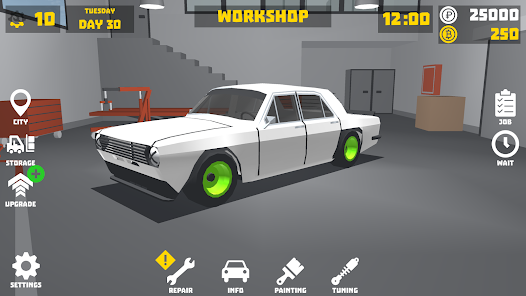 Retro Garage - Car Mechanic  screenshots 1