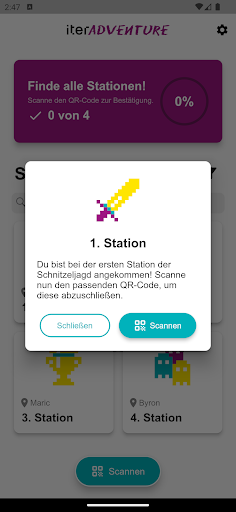 Android application Iteradventure screenshort