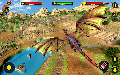 Flying Dragon City Attack- Dragon Games 2021 screenshots 8