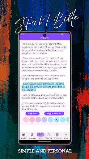 Android application SPIN Bible screenshort
