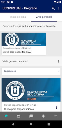Campus Virtual UCN Screen 3