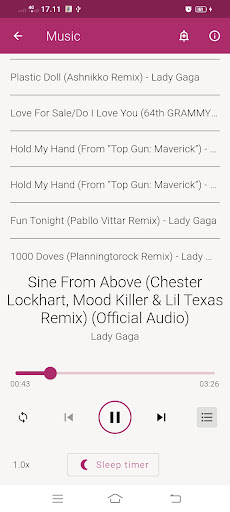 Lady Gaga Songs Offline Screen 3