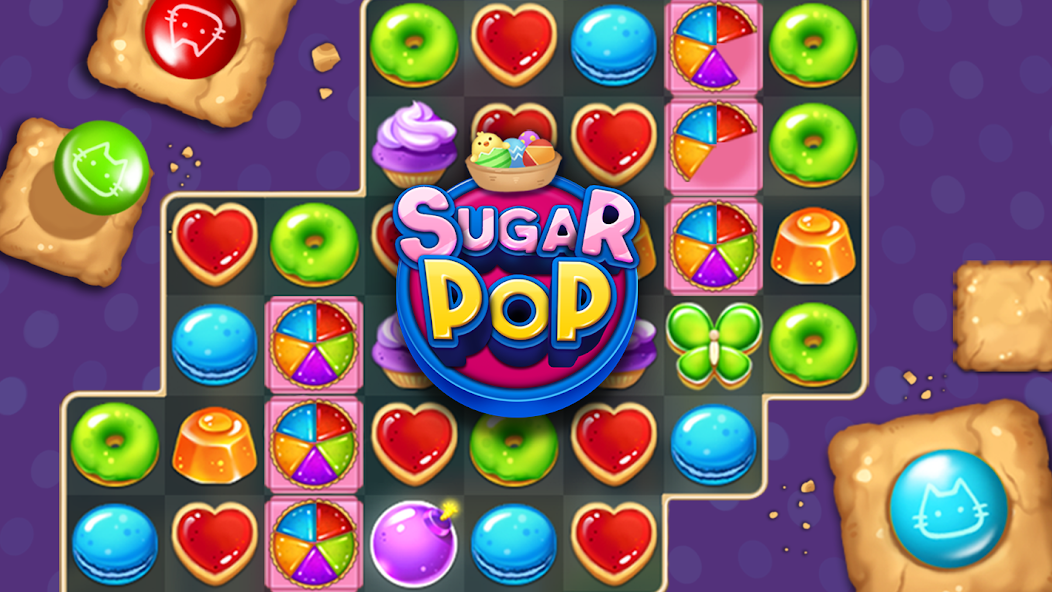 Sugar POP - Sweet Match 3 banner