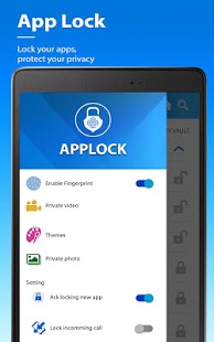 Applock - Fingerprint Password & Gallery Vault Pro Screenshot