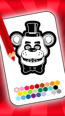 #3. Five coloring nightmare game (Android) By: 2GX