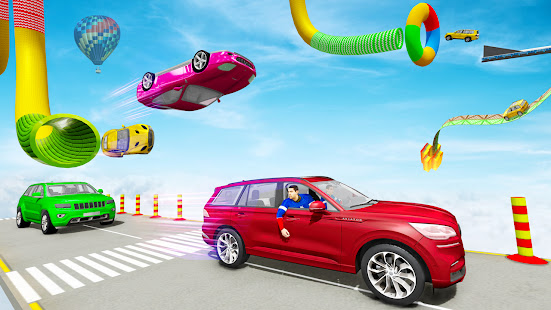 Prado Car Stunts: Car Games 3d apkpoly screenshots 14