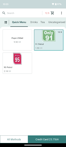 Rewaa Cashier Screen 2