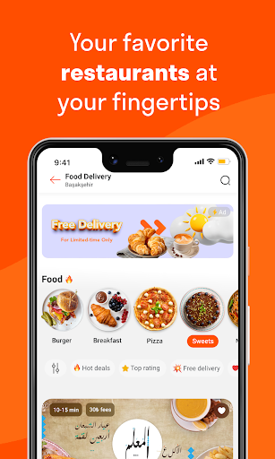 FoodVibes: Food Delivery Screen 3