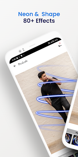 Android application Neon Photo Editor and Effects screenshort