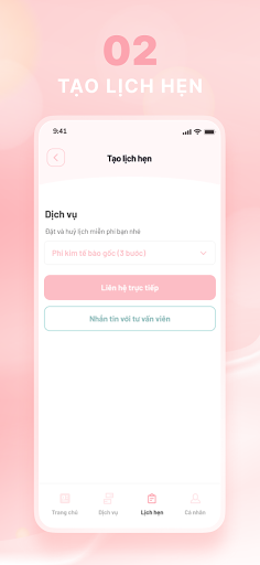 Android application Nzim Beauty Room screenshort