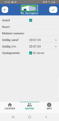 Smart-Access Tenant Screen 3