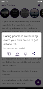 Captura de Pantalla 2 Hate Quotes and Sayings android