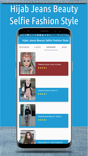 Hijab Jeans Selfie Style