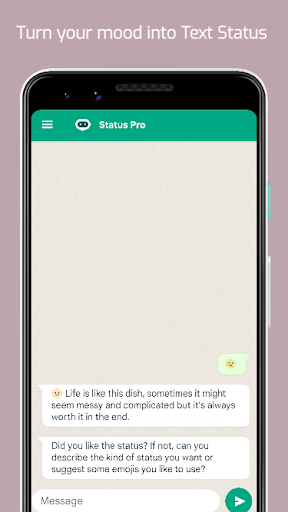 WhatsGPT AI - 🤣 ⇢ Text Status Screen 3