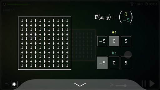 Vektorfeldspiel Screen 3