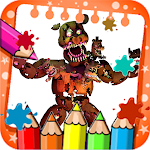 Cover Image of Download Five Coloring freddy's horror  APK