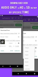 Video Downloader for Twitch Screenshot