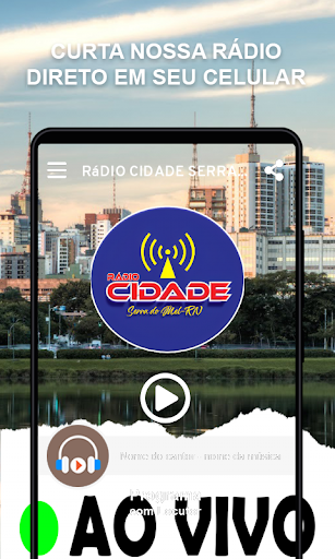 Android application Rádio Cidade Serra do Mel - RN screenshort