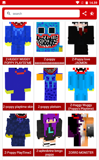 Blue Monster Skin Minecraft