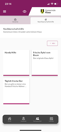 Gemeinde Klaus Screen 3