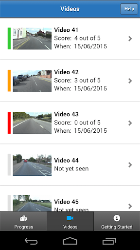 DT4A Hazard Perception Vol 6 Screen 3