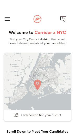 Android application Corridor X NYC screenshort