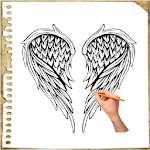 Cover Image of Download How to draw beautiful wings  APK