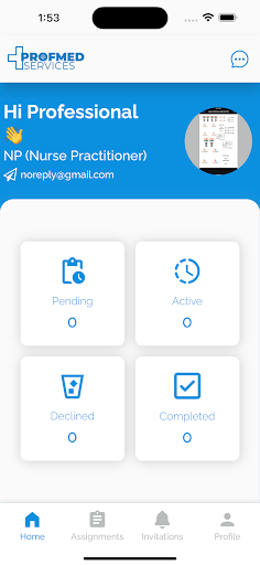 ProfMed Services Screen 3