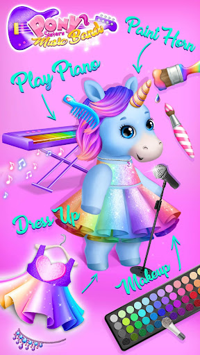 Pony Sisters Pop Music Band - Play, Sing & Design  screenshots 4