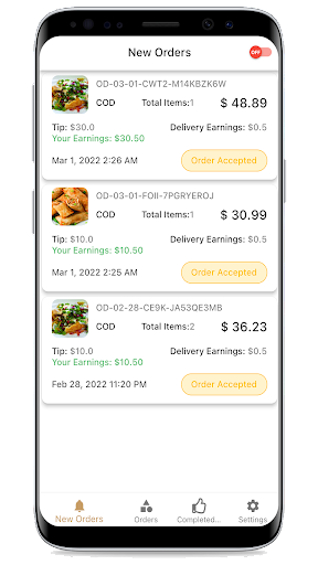 Sizzling Grill Delivery Screen 3