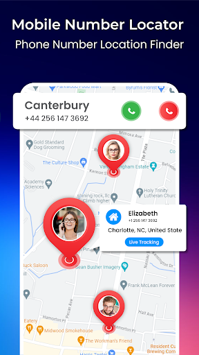 Android application Mobile Number Locator screenshort