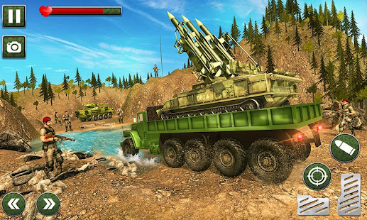 US Army Missile Attack : Army Truck Driving Games screenshots 2