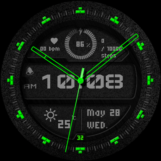4CS DGT504 - hybrid watch face - AppWisp.com