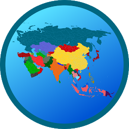 「Mapa Azji」圖示圖片