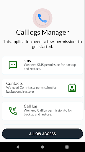 Screenshot of Super SMS Backup & Restore