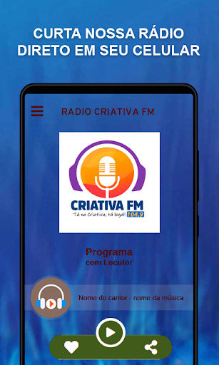 Android application RADIO CRIATIVA FM screenshort