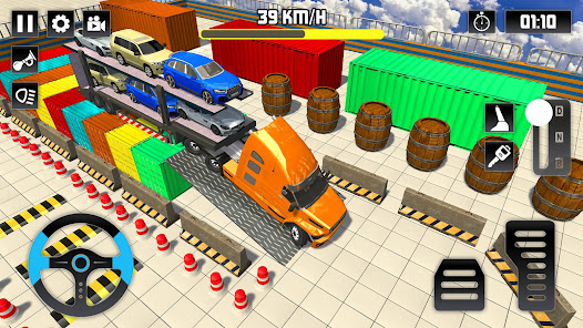 Transport Truck Parking Games 1.0 APK + Mod (Unlimited money) إلى عن على ذكري المظهر