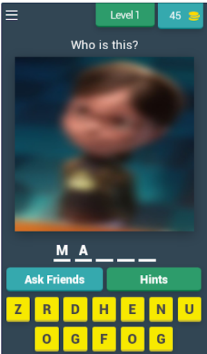Quiz game  guess minions