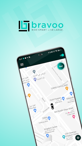 Android application Bravoo Driver screenshort