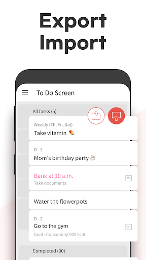 To Do Screen - Task - Productivity - apps