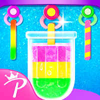 Rainbow Frozen Popsicles Maker-Ice Cream Games